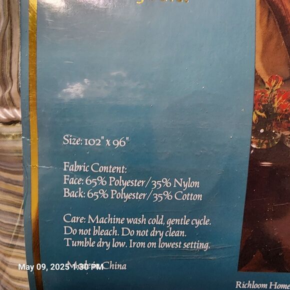 The Manhattan Duvet Co Alliance King Duvet Striped Green/Blue/White 102" x 96" - Picture 6 of 7